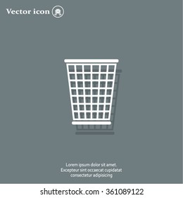 ballot box web icon. vector design