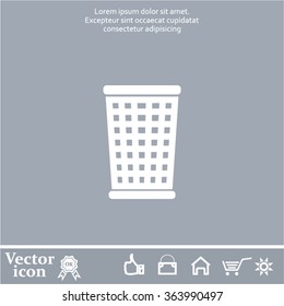 ballot box web icon. vector design