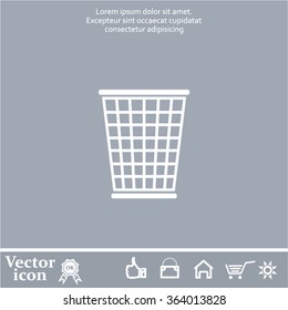 ballot box web icon. vector design