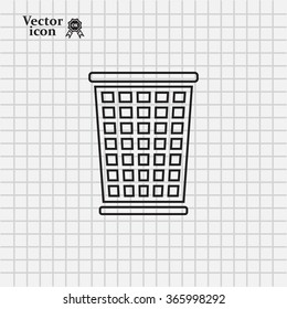 ballot box web icon. vector design