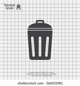 ballot box web icon. vector design