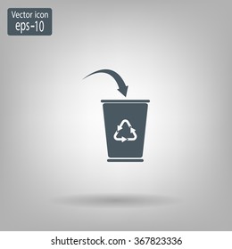 ballot box web icon. vector design