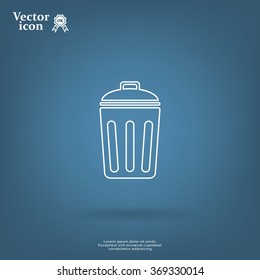 ballot box web icon. vector design