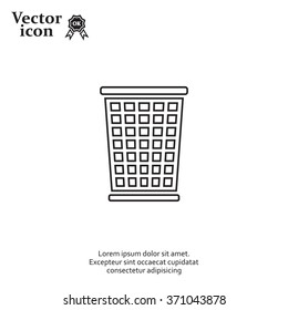 ballot box web icon. vector design