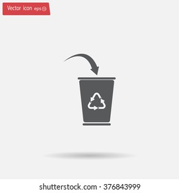 ballot box web icon. vector design