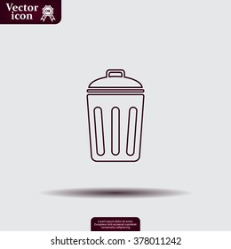 ballot box web icon. vector design