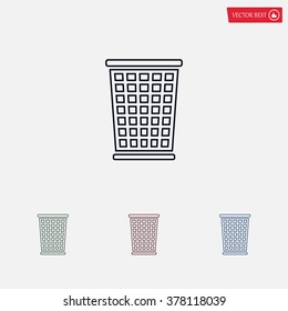 ballot box web icon. vector design