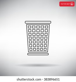ballot box web icon. vector design