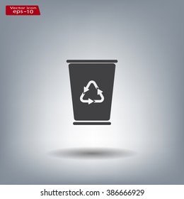 ballot box web icon. vector design