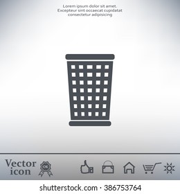 ballot box web icon. vector design
