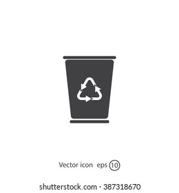 ballot box web icon. vector design