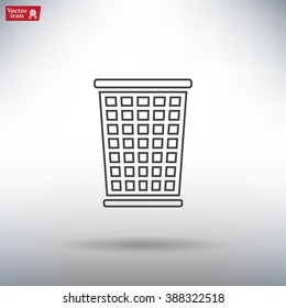 ballot box web icon. vector design