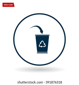 ballot box web icon. vector design