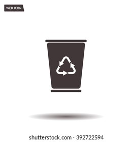 ballot box web icon. vector design