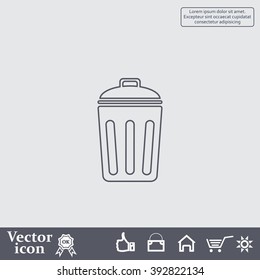 ballot box web icon. vector design