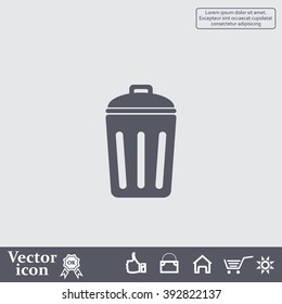 ballot box web icon. vector design