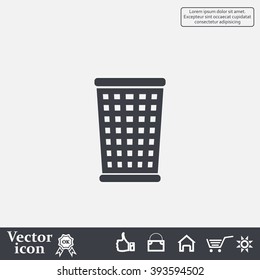 ballot box web icon. vector design