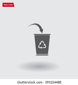 ballot box web icon. vector design