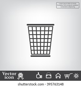 ballot box web icon. vector design
