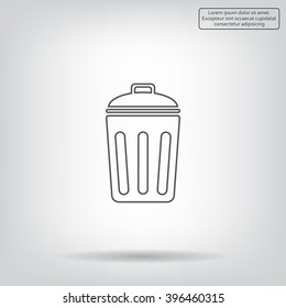 ballot box web icon. vector design