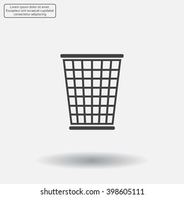 ballot box web icon. vector design