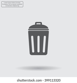 ballot box web icon. vector design
