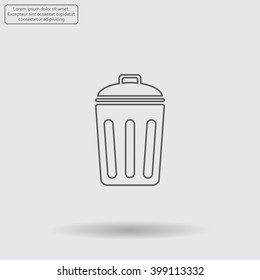 ballot box web icon. vector design