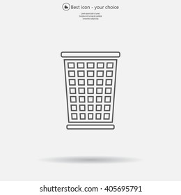 ballot box web icon. vector design