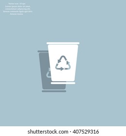 ballot box web icon. vector design