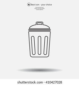 ballot box web icon. vector design