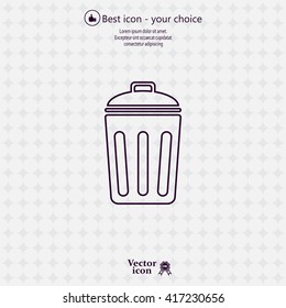 ballot box web icon. vector design