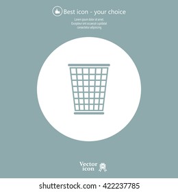 ballot box web icon. vector design