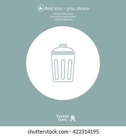 ballot box web icon. vector design