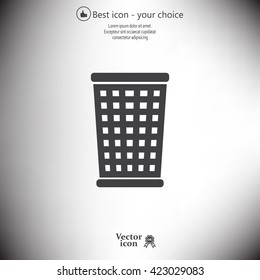 ballot box web icon. vector design