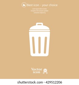 ballot box web icon. vector design