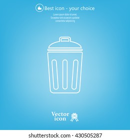 ballot box web icon. vector design