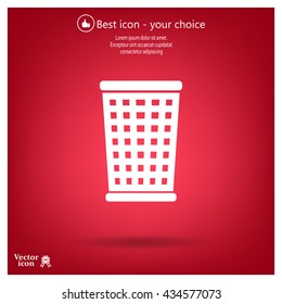 ballot box web icon. vector design