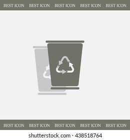 ballot box web icon. vector design