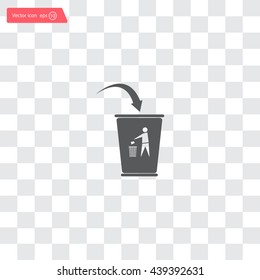 ballot box web icon. vector design
