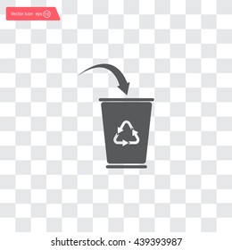 ballot box web icon. vector design