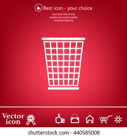 ballot box web icon. vector design