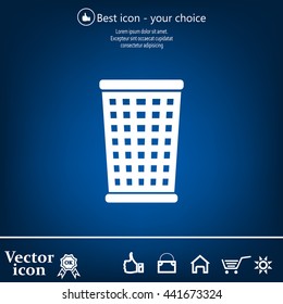 ballot box web icon. vector design