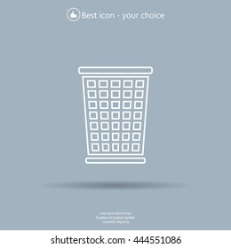 ballot box web icon. vector design