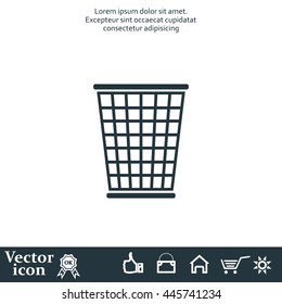 ballot box web icon. vector design