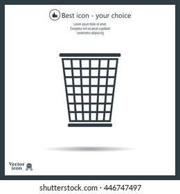 ballot box web icon. vector design