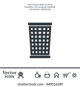 ballot box web icon. vector design