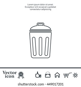 ballot box web icon. vector design