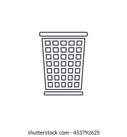 ballot box web icon. vector design