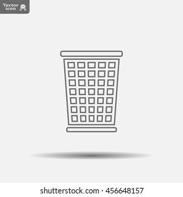 ballot box web icon. vector design