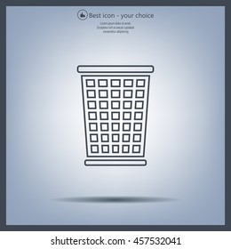 ballot box web icon. vector design